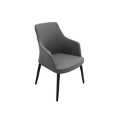 Eva Luxury Leather Office Dining Room Side Armchair - Gavisco Office Furniture